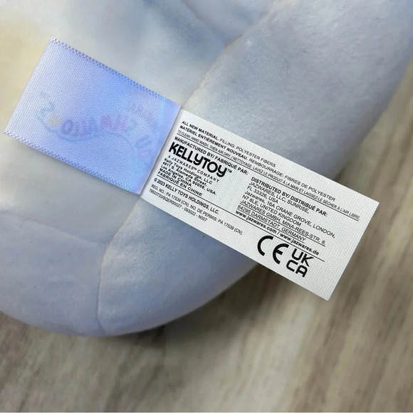 Squishmallows 9” BELANA The Cow DAISY Flower Plush White & Blue - Picture 2 of 4